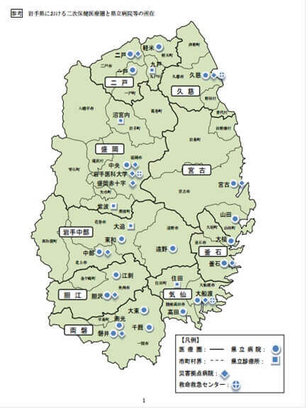 2次保険医療圏ごとの医師需給の状況