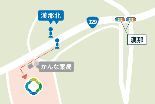 かんな病院地図